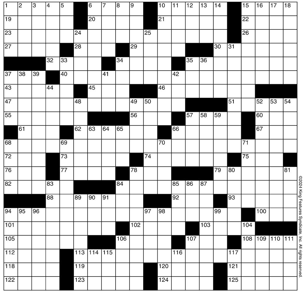 Crossword: #39 Additive Free #39 (3/6/24) Crossword Seven Days Vermont