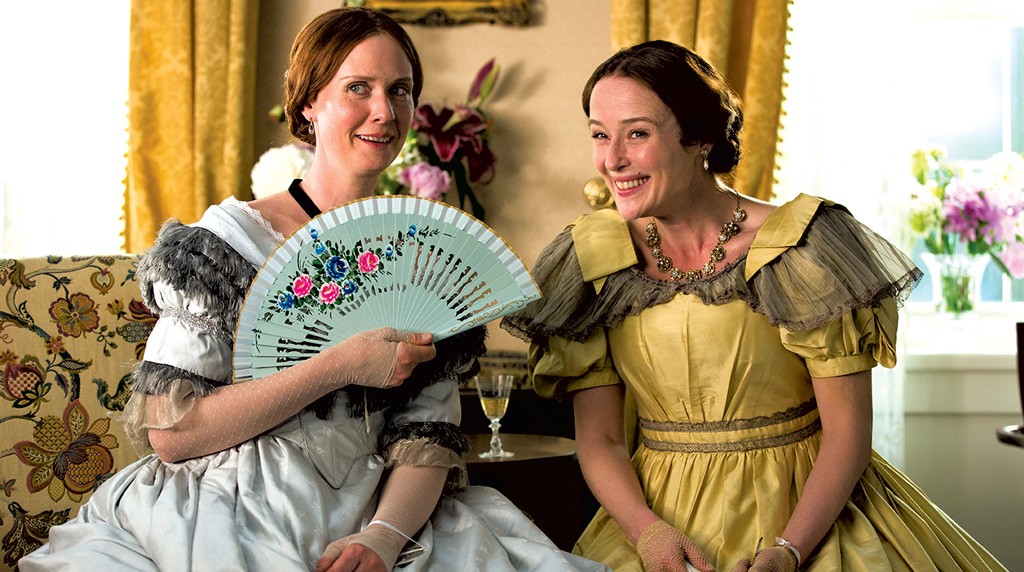 POETESS WITH THE MOSTEST For a couple of supposed shut-ins, the Dickinson sisters are a lot of fun in Davies’ biopic.