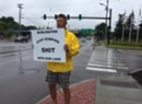 Making a Stink: Man Protests Burlington's Wastewater Dumps