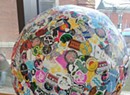 Fletcher Free Library Displays World's Largest Ball of Stickers