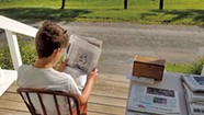 Paper Pusher: Barnard Teen Sells Sunday <i>New York Times</i> From His Porch