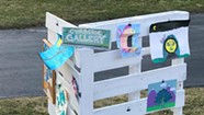 Curbside Art Gallery Encourages Creativity at Home