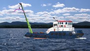 The Parmelee Post: Burlington Workers Remove Unsanctioned Pool Noodle From Lake Champlain
