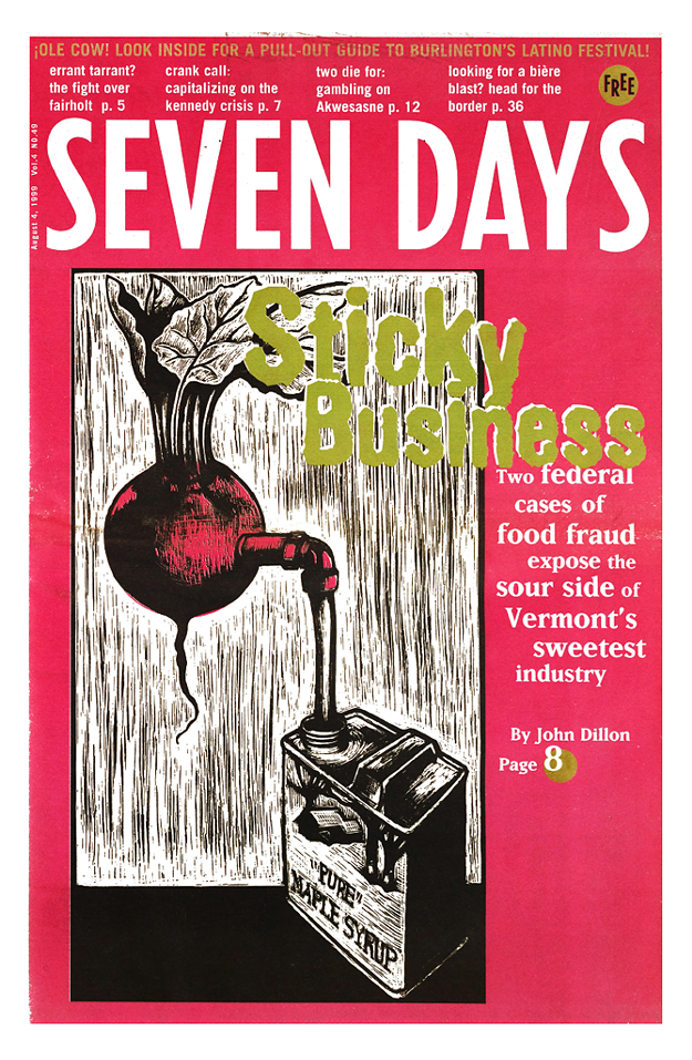 Seven Days "Covers" Food and Drink 1995-2020