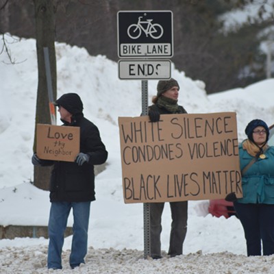 Photos From Anti-Racism Rally