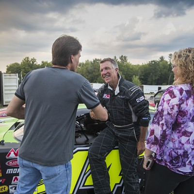 Photos: A Night at the Racetrack With Phil Scott