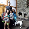 Miguel Turner with his wife, Milagro; their children (from left) Allen, Sebastian and Sofia; and their dog, Max