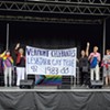 Celebrating the original Burlington Pride Parade at last year's event