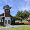 The Goddard College clock tower