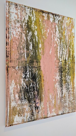 COURTESY OF NEW CITY GALERIE - "Silent Strata 3" by Alison Weld