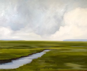 COURTESY OF EDGEWATER GALLERY - "Passing Storm" by Jill Matthews