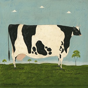 COURTESY OF THE HENRY SHELDON MUSEUM OF VERMONT HISTORY - "Vermont Cow" by Warren Kimble