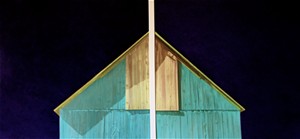 COURTESY OF EDGEWATER GALLERY - "Barn With Shadows" by Victoria Blewer