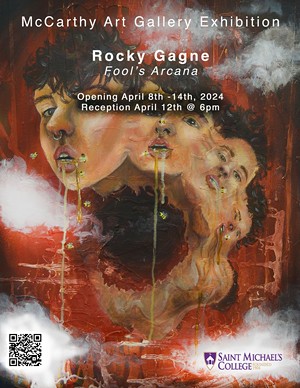 COURTESY SMC MCCARTHY ART GALLERY - Poster for "Fool's Arcana" by Rocky Gagne