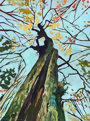 COURTESY OF EMILE GRUPPE GALLERY - "Sugar Maple on the Trail" by Gretchen Alexander