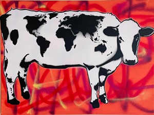 COURTESY OF ALLY DE LA CUESTA - "We're All Spots on the Same Cow" by World Cow/DJ Barry