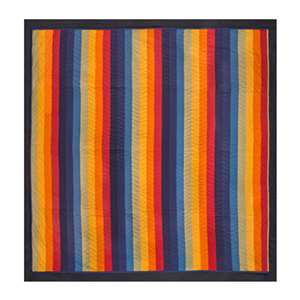 COURTESY OF THE AMERICAN FOLK ART MUSEUM - "Mennonite Quilt: Joseph’s Coat," by an unknown artist