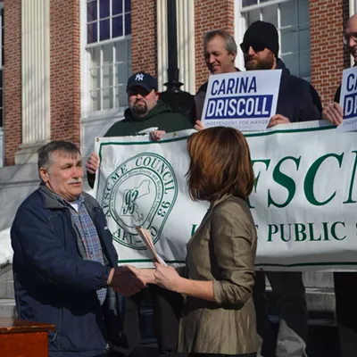 Image: Union Members Dispute Claim of 'Unanimous' Driscoll Endorsement