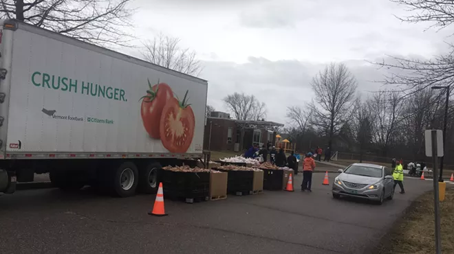 Image: Vermont Foodbank and Others Get the Food Out to Those In Need