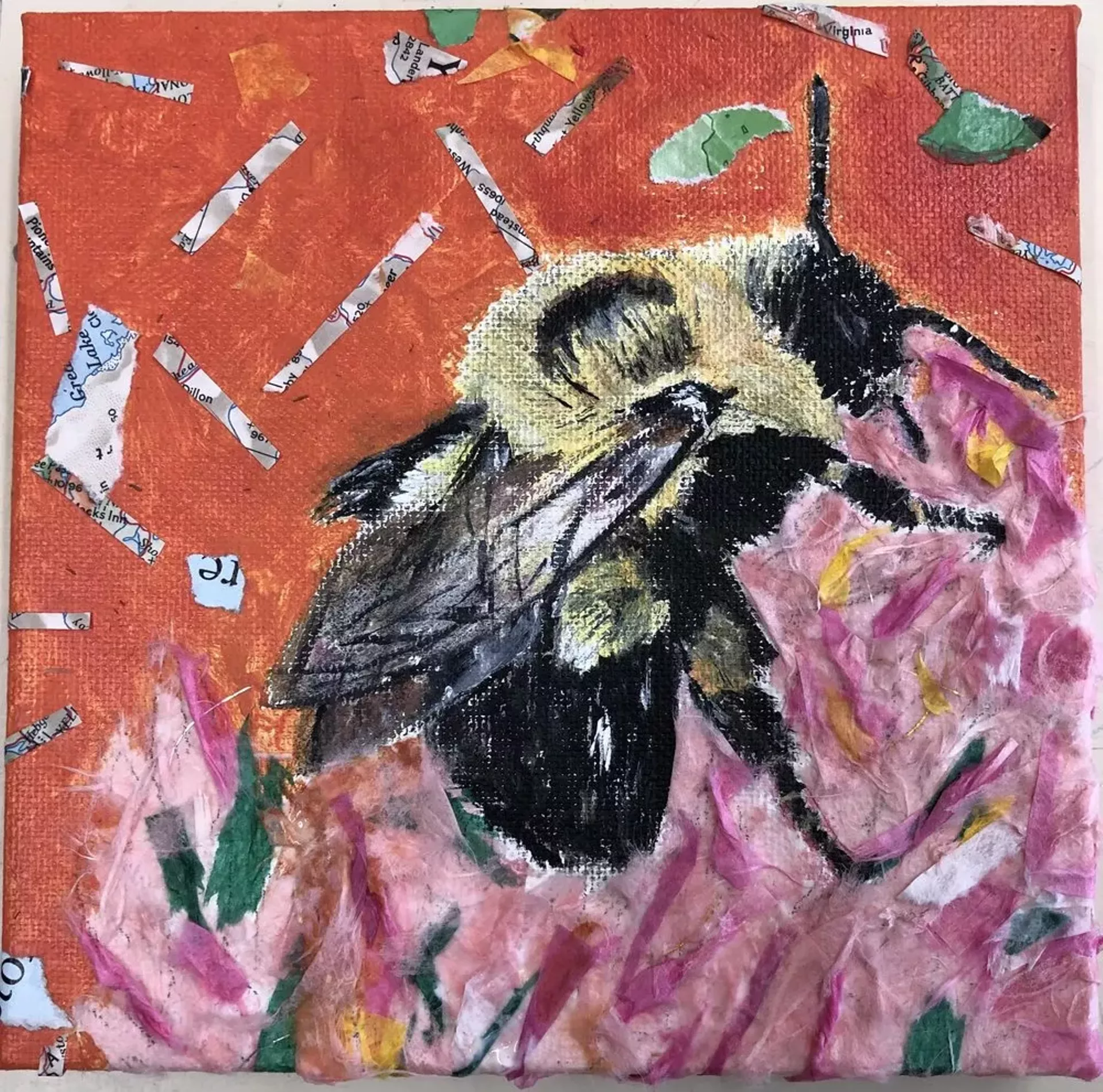 "Bumblebee and Clover" by Shterna Gordon
