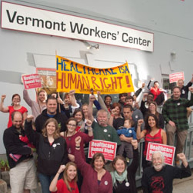 Vermont Workers' Center members
