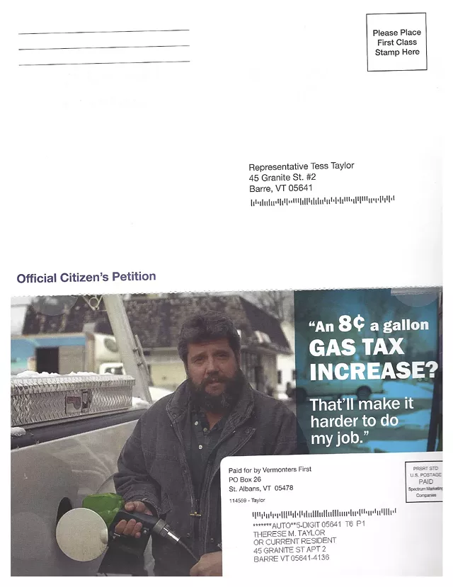 Vermonters First Hits House Democrats with Anti-Tax Mailer