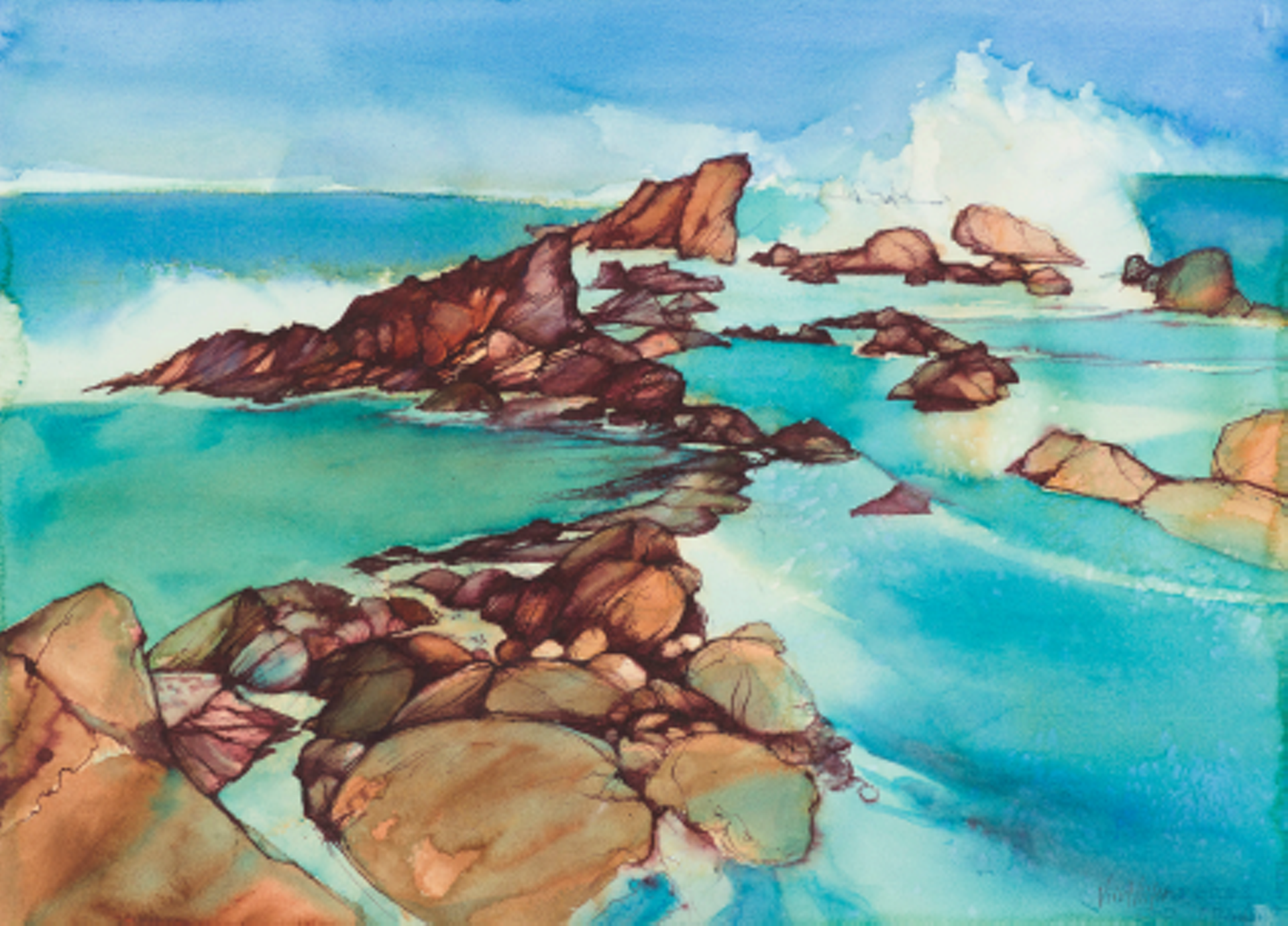 "Ho&rsquo;oKipa, a famous surfing site in Maui" by Viiu Niiler