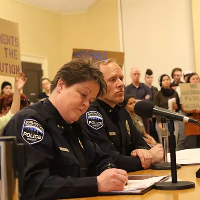 Image: Weinberger Suspends Burlington Police Chief Search for a Year