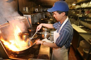 Worker at Orchid Chinese Buffet in South Burlington