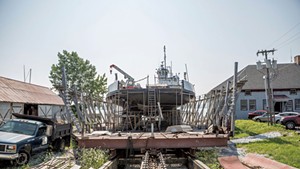 WTF: Why Is There a Dry-Docked Ferry at Shelburne Shipyard?